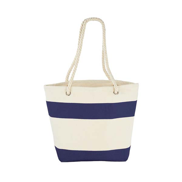 Capri Stripes Cotton Shopper Tote