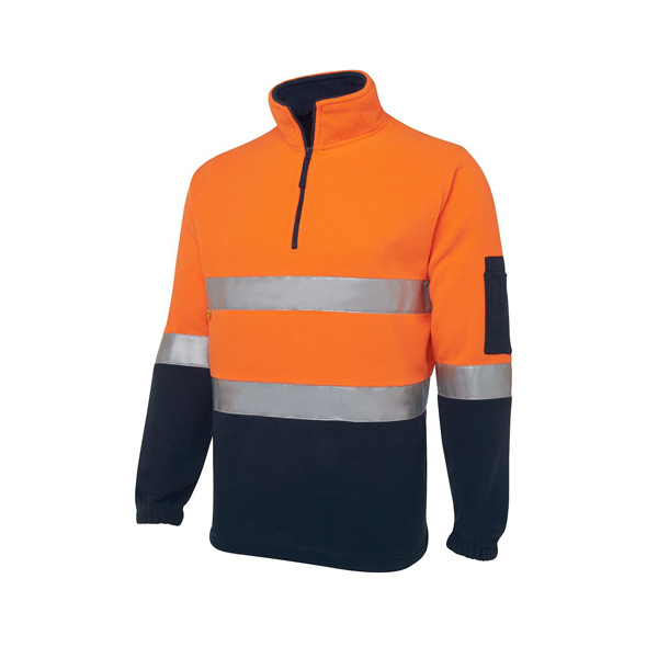 Hi Vis (D+N) 1/2 Zip Polar Fleece