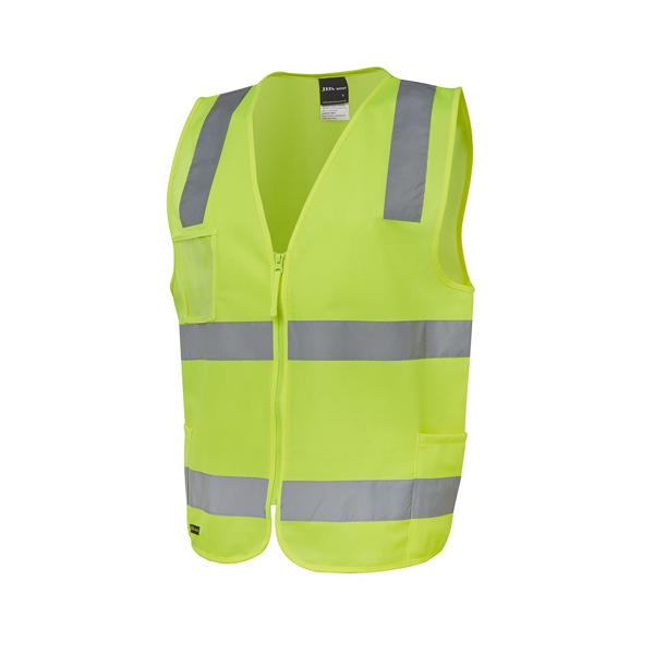 High Viz Safety Clothing - Hi Vis (D+N) Zip Safety Vest - Brand 4 U