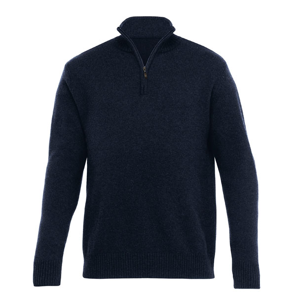 Lambs Wool Zip Pullover Mens