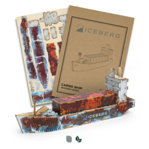 BRANDCRAFT Cargo Ship Wooden Model