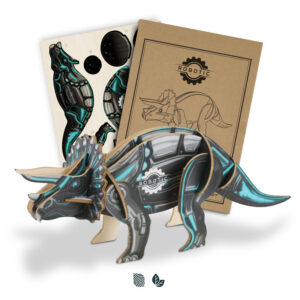 BRANDCRAFT Triceratops Wooden Model
